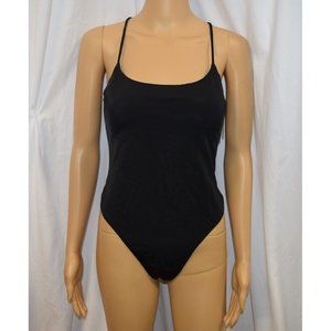 Victorias Secret Scoop One Piece Swimsuit BLACK MEDIUM New W/Tags